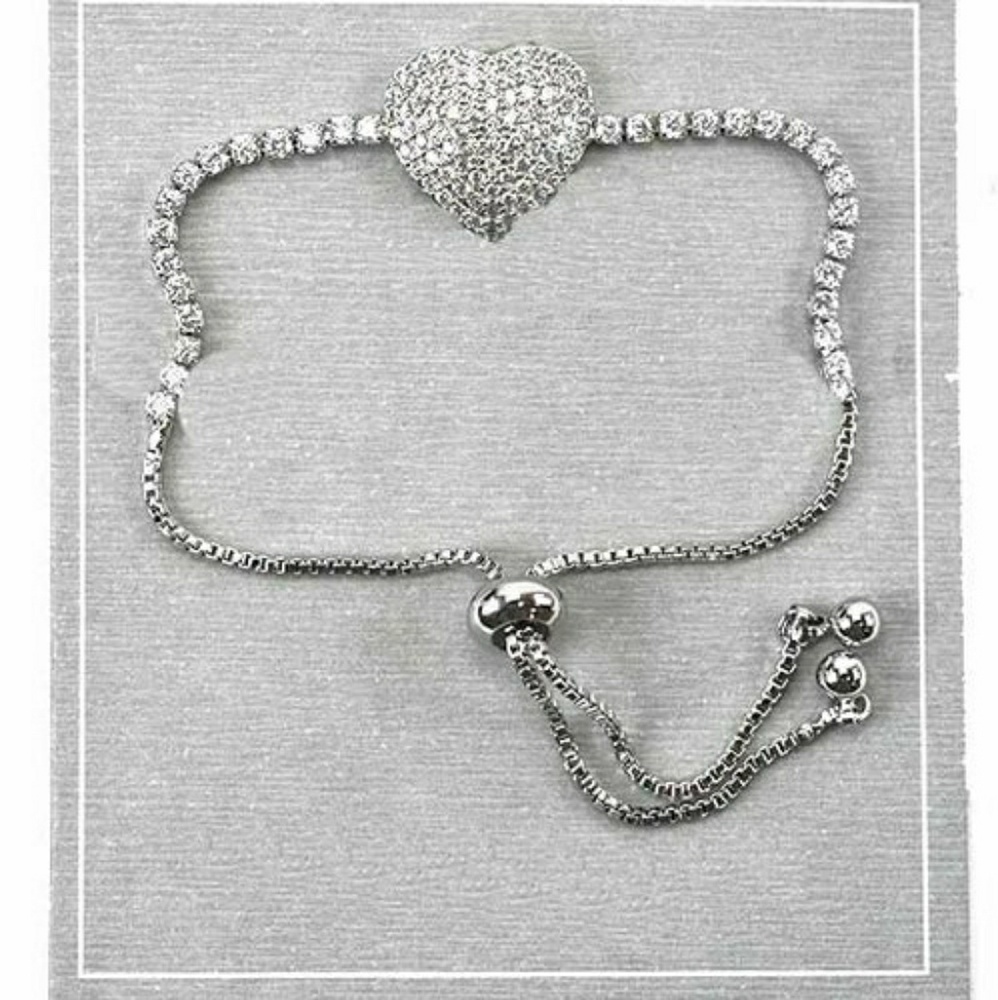 Bella K Cubic Zirconia Gold or Silver Braclet